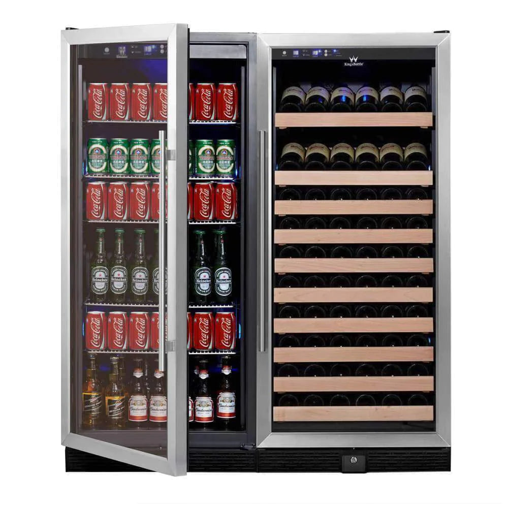 KingsBottle 48” Wide Wine and Beverage Cooler
