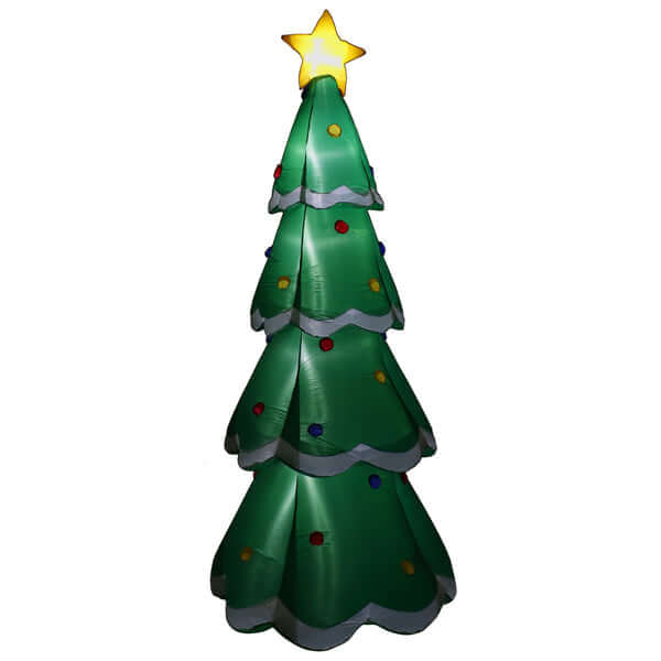 9.5' Pre-Lit Christmas Tree- Inflatable Christmas Decoration