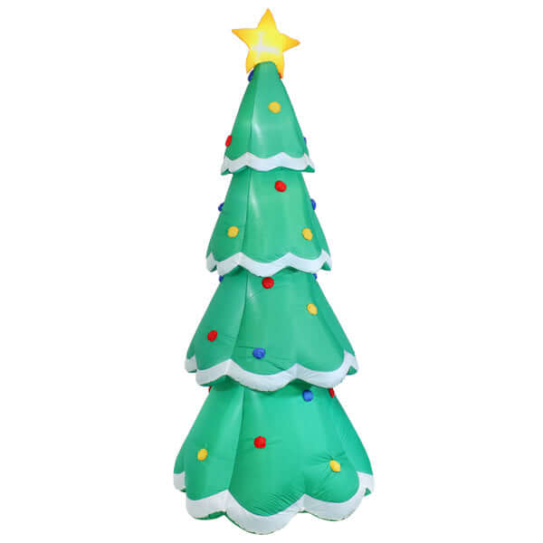 9.5' Pre-Lit Christmas Tree- Inflatable Christmas Decoration