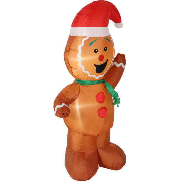 50.5" Gingerbread Man- Inflatable Christmas Decoration