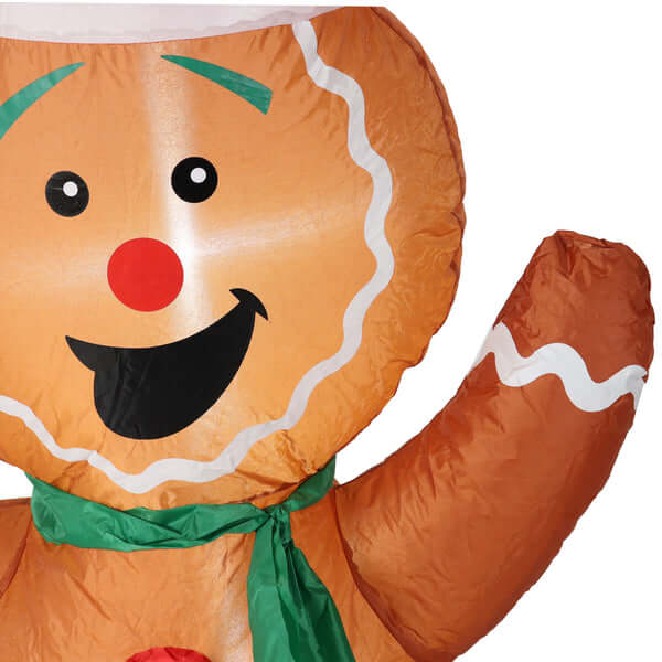 50.5" Gingerbread Man- Inflatable Christmas Decoration