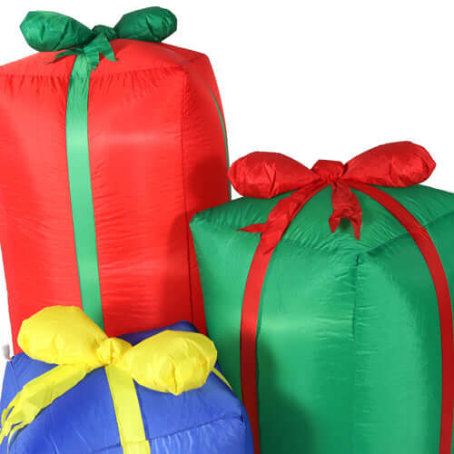 49.5" Present Trio- Inflatable Christmas Decoration