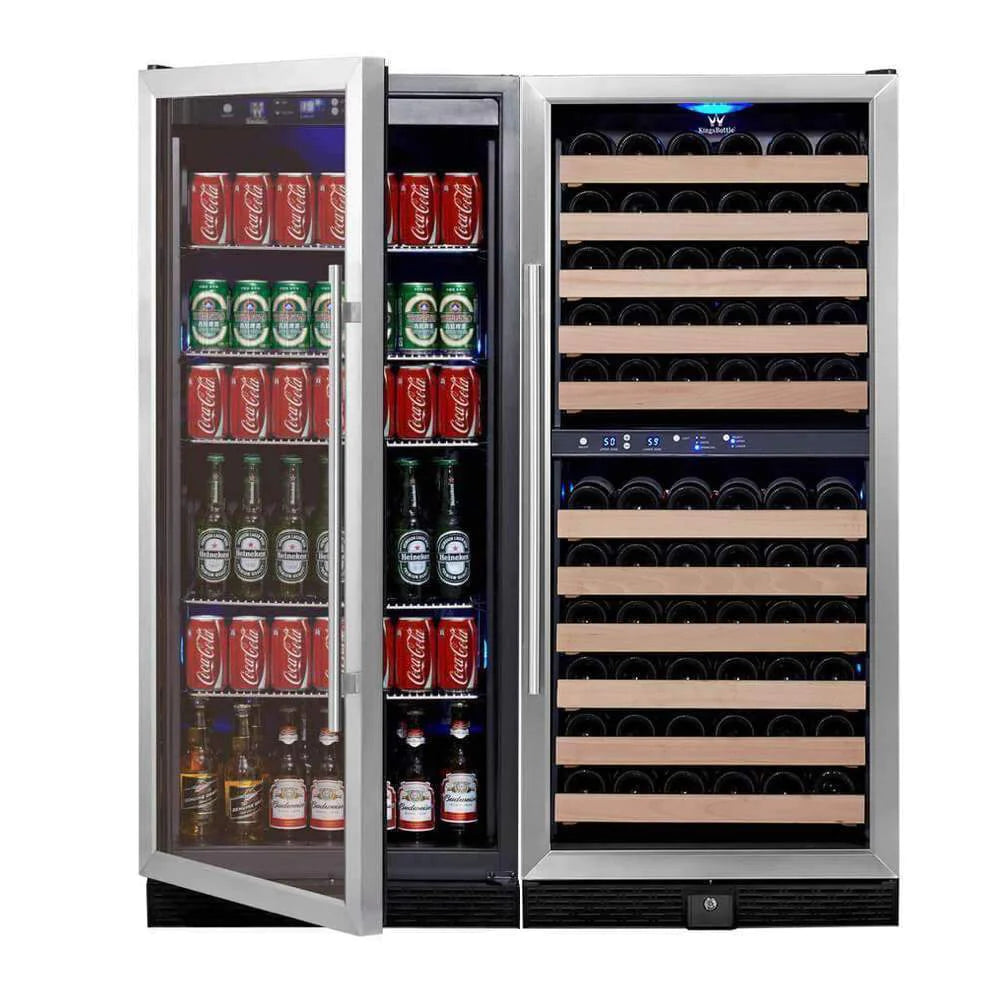 KingsBottle 48” Wide Wine and Beverage Cooler