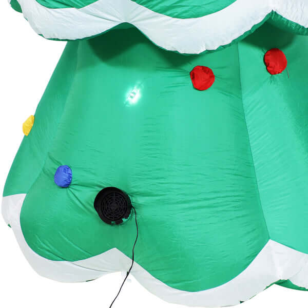 9.5' Pre-Lit Christmas Tree- Inflatable Christmas Decoration