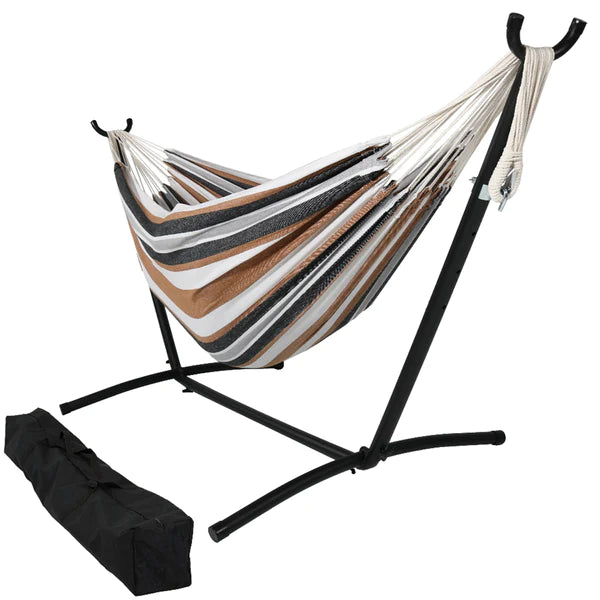 Brazilian Double Hammock | For Backyard & Patio | 450 Pound Capacity