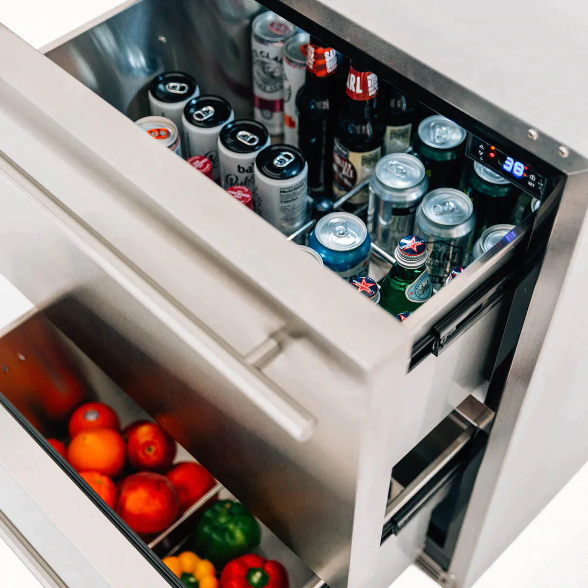 Summerset 5.3c Deluxe Outdoor Rated 2-Drawer Fridge