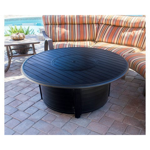 AZ Patio Heaters 49" Aluminum Round Slated Fire Pit