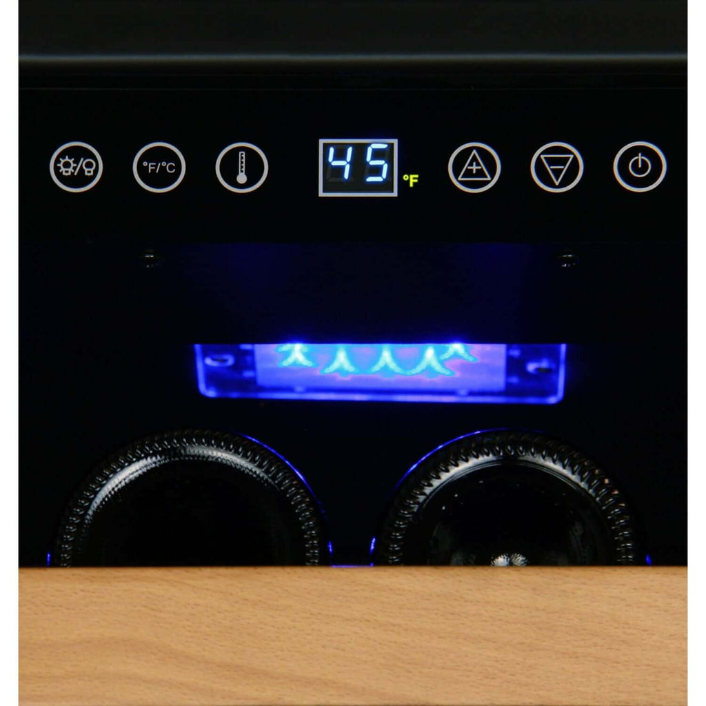 Allavino 24” 174 Bottle Single Zone Wine Cooler | Tru-Vino Technology and FlexCount II Shelving