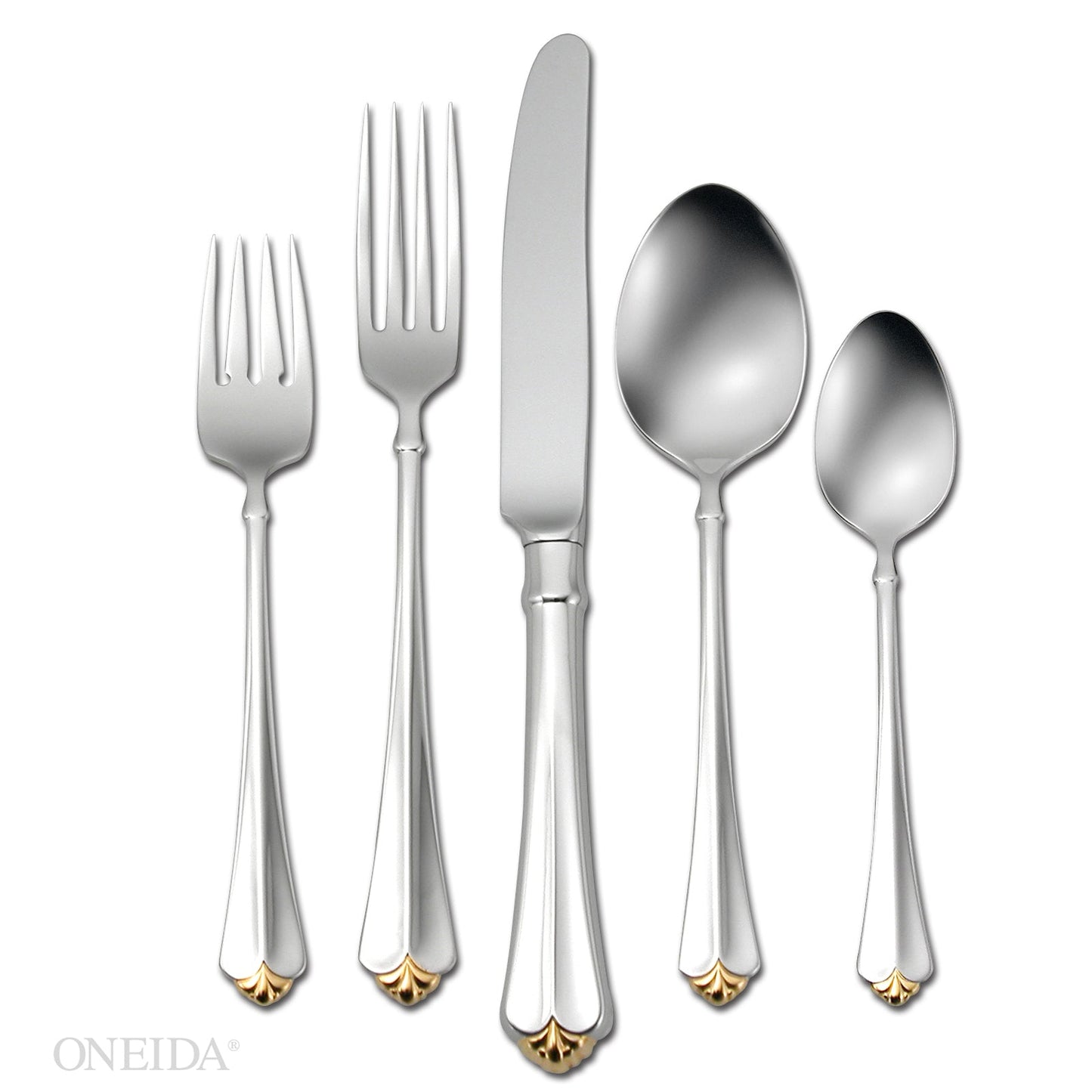 Gold Juilliard 20 Piece Fine Flatware Set
