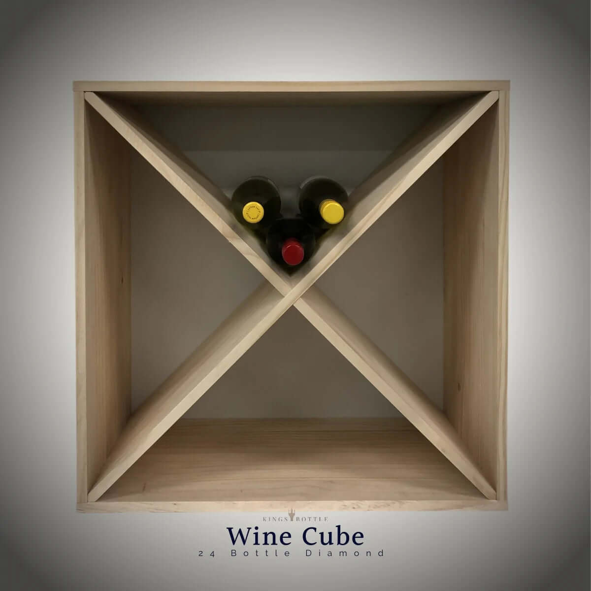 24 Bottle Compact Wine Cube