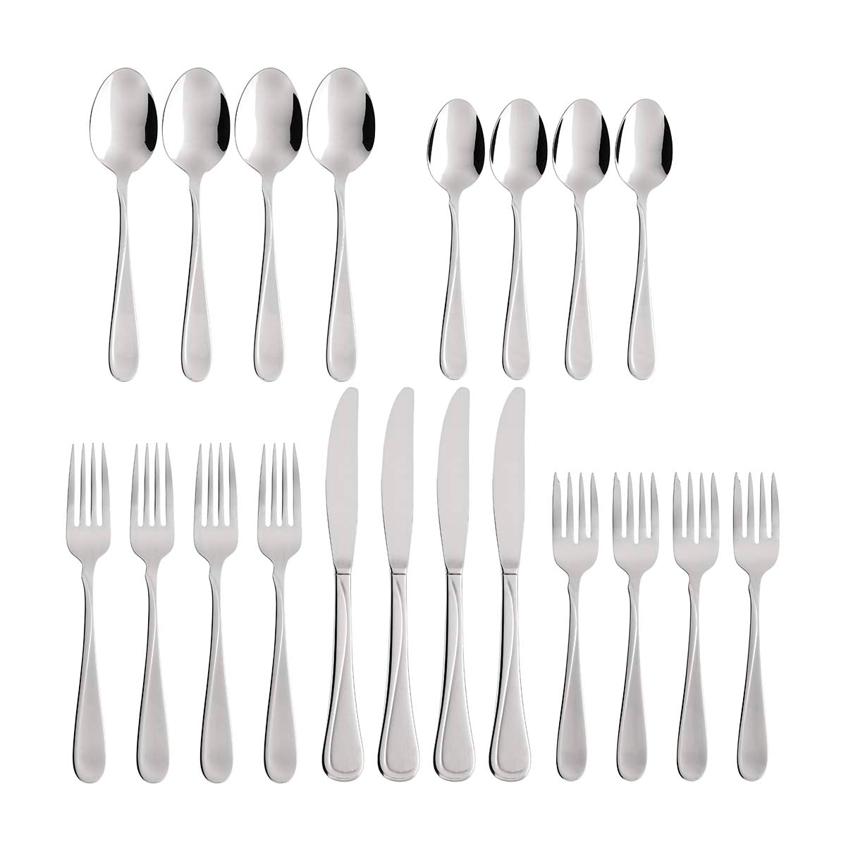 Oneida Flight 20 Piece Everyday Flatware Set