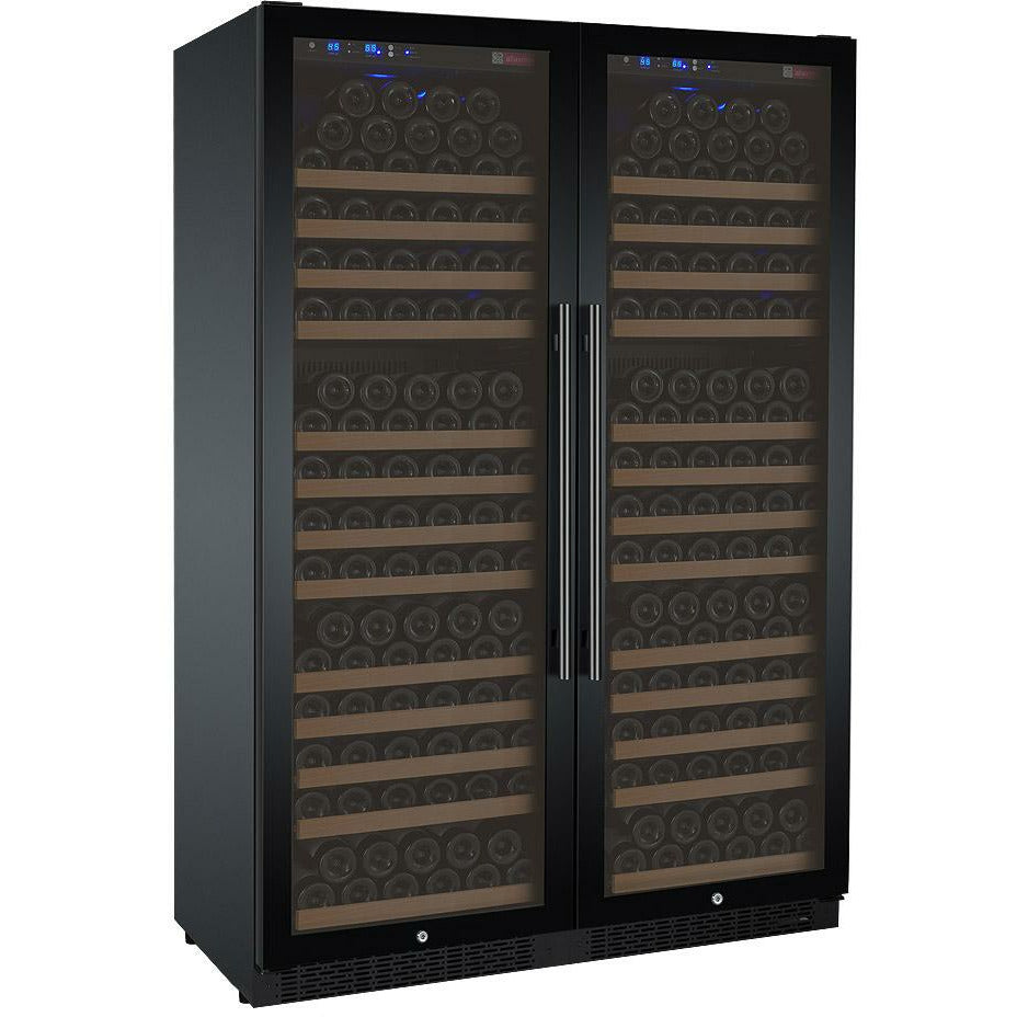 Allavino 47” Wide | 354 Bottle Dual Zone Side-by-Side Wine Cooler | Tru-Vino Technology and FlexCount II Shelving