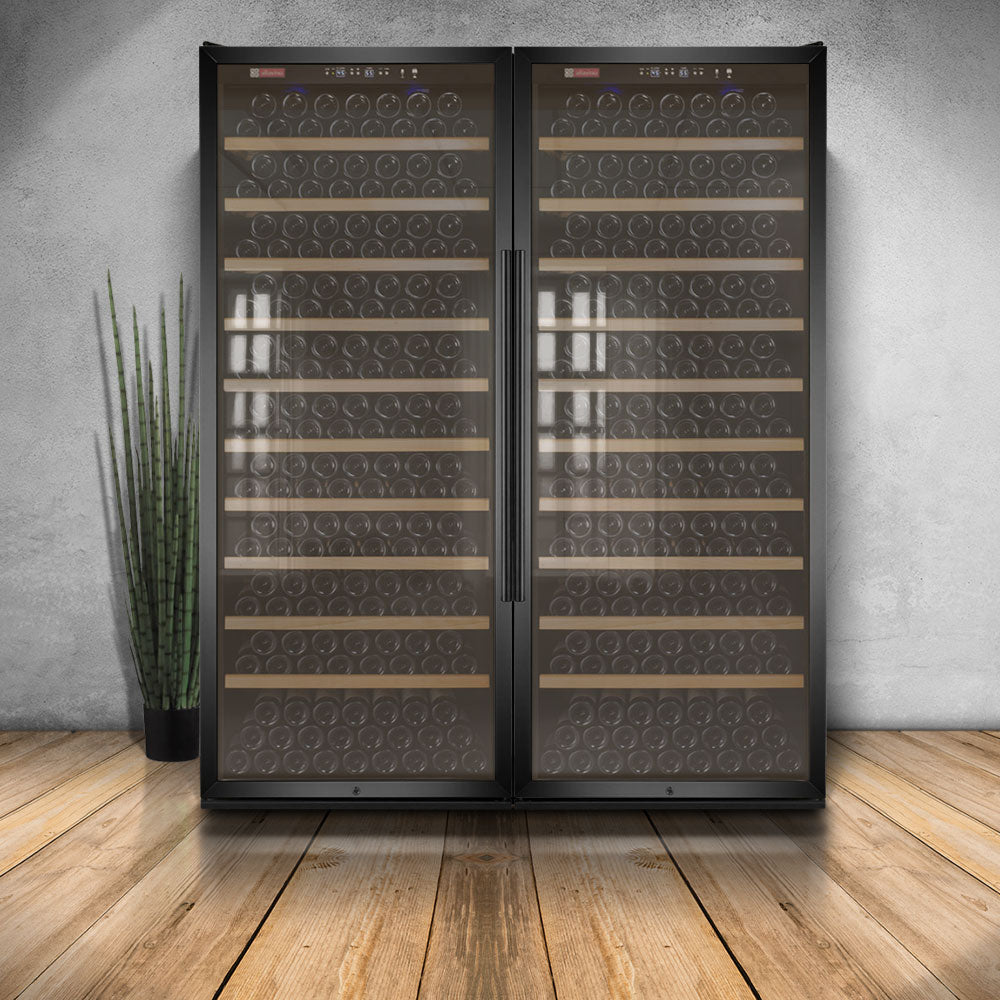 Allavino 63" Wide | 554 Bottle Dual Zone Side-by-Side Wine Cooler | Freestanding Only