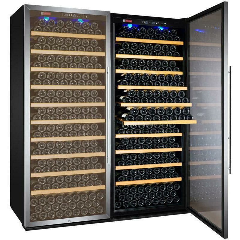Allavino 63" Wide | 554 Bottle Dual Zone Side-by-Side Wine Cooler | Freestanding Only