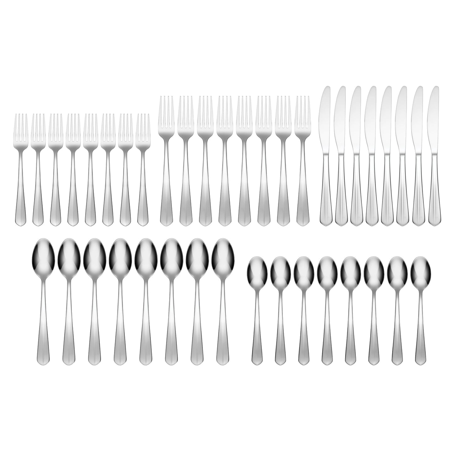 Raiden 40-Piece Flatware Set with Buffet