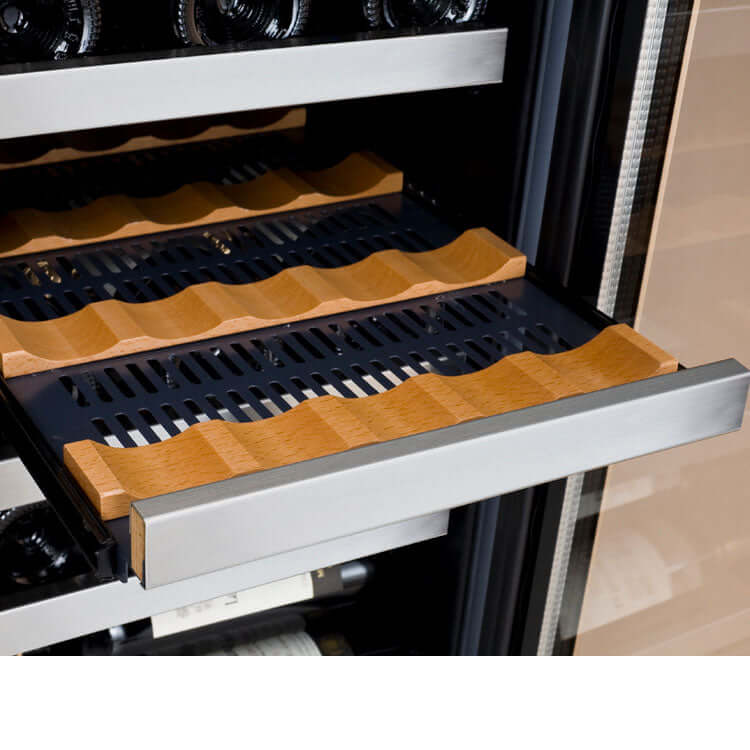 Allavino 30” Wide Dual Zone Wine & Beverage Center | Holds 30 Bottles/88 Cans | Tru-Vino Technology and FlexCount II Shelving