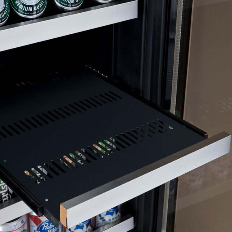 Allavino 30” Wide Dual Zone Wine & Beverage Center | Holds 30 Bottles/88 Cans | Tru-Vino Technology and FlexCount II Shelving