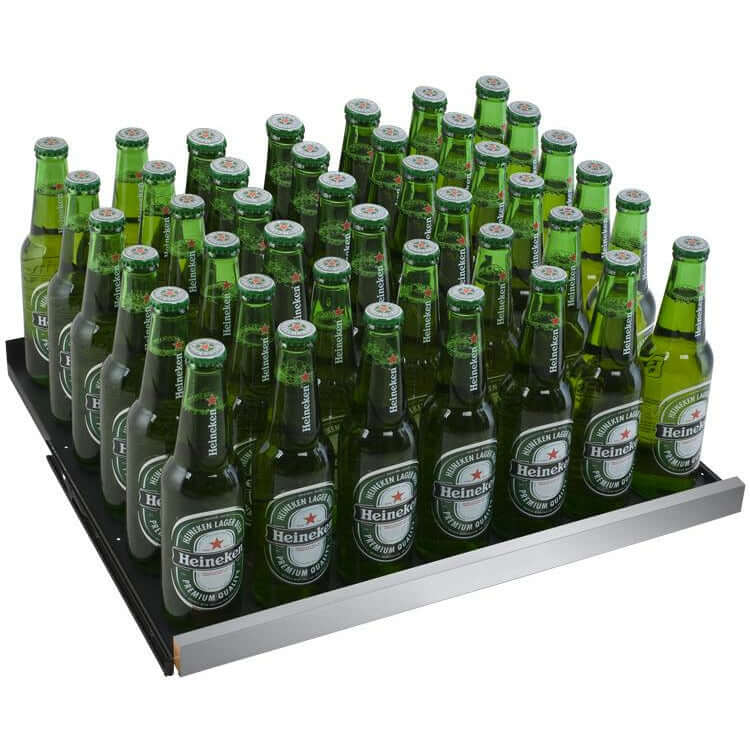 Allavino 24” Wide Stainless Steel Beverage Center | Tru-Vino Technology and FlexCount II Shelving