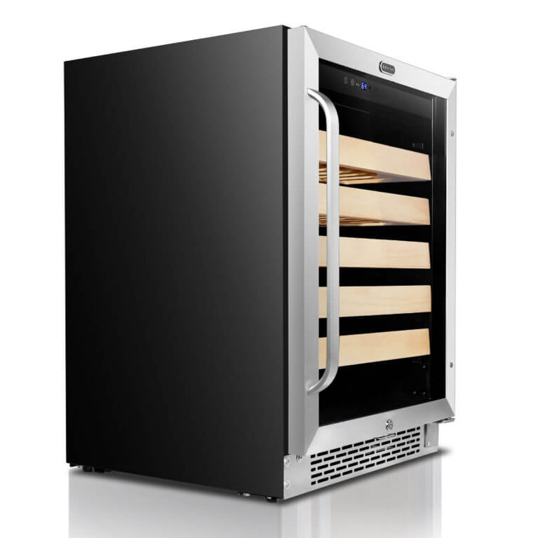 Whynter 24" Wide, 54 Bottle Single Zone Wine Cooler | Stainless Steel