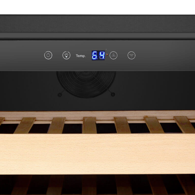 Whynter 24" Wide, 54 Bottle Single Zone Wine Cooler | Stainless Steel