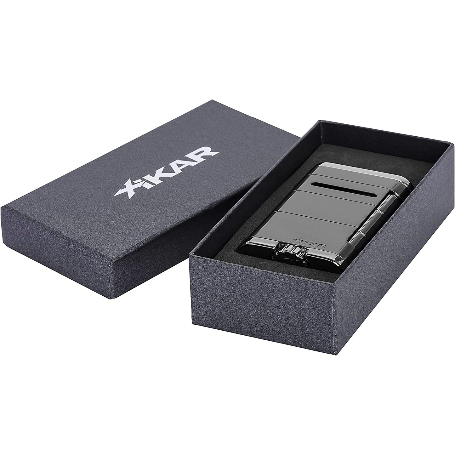 Xikar Allume Tabletop Lighter | Triple-Jet Flame