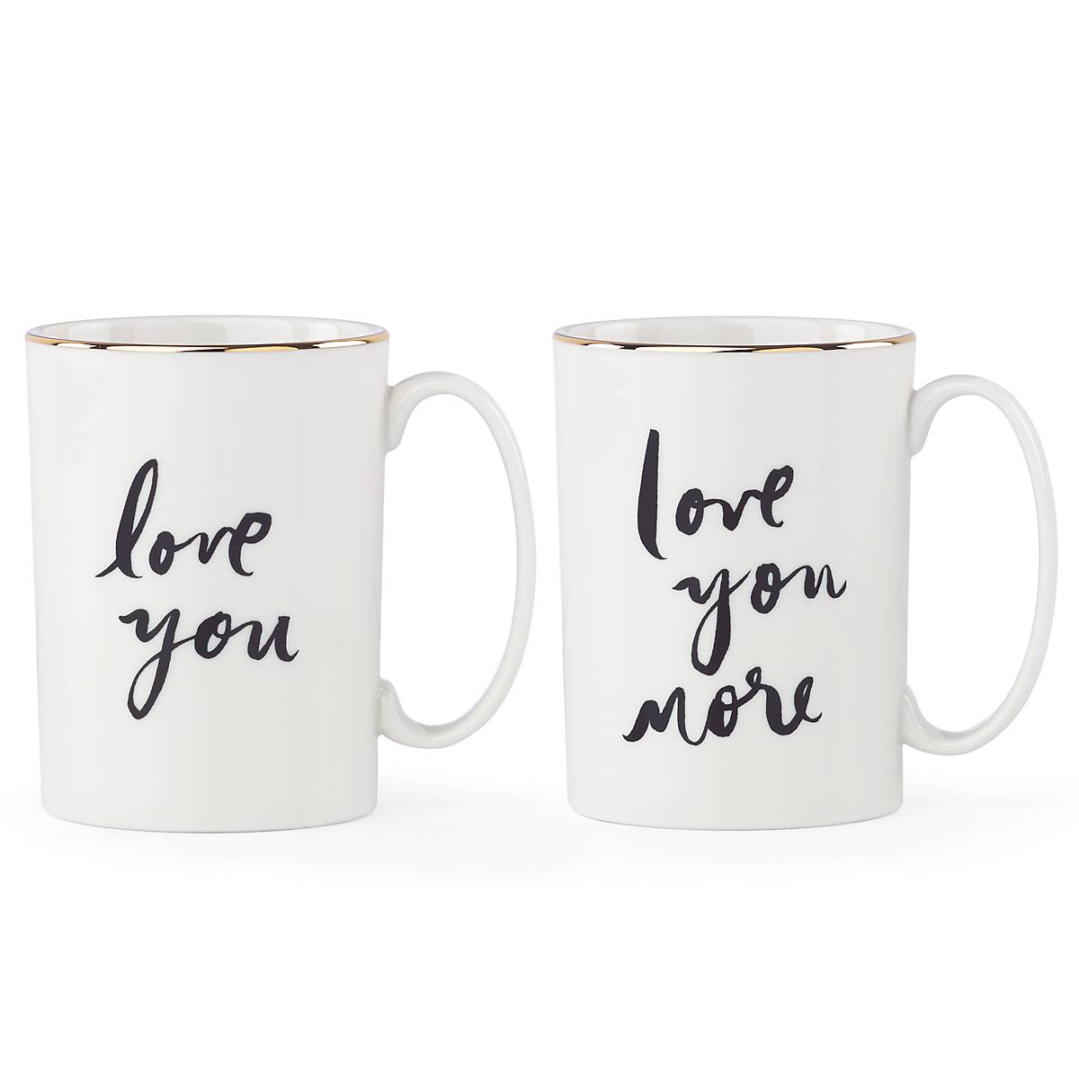 Bridal Party "Love You" and "Love You More" Mugs