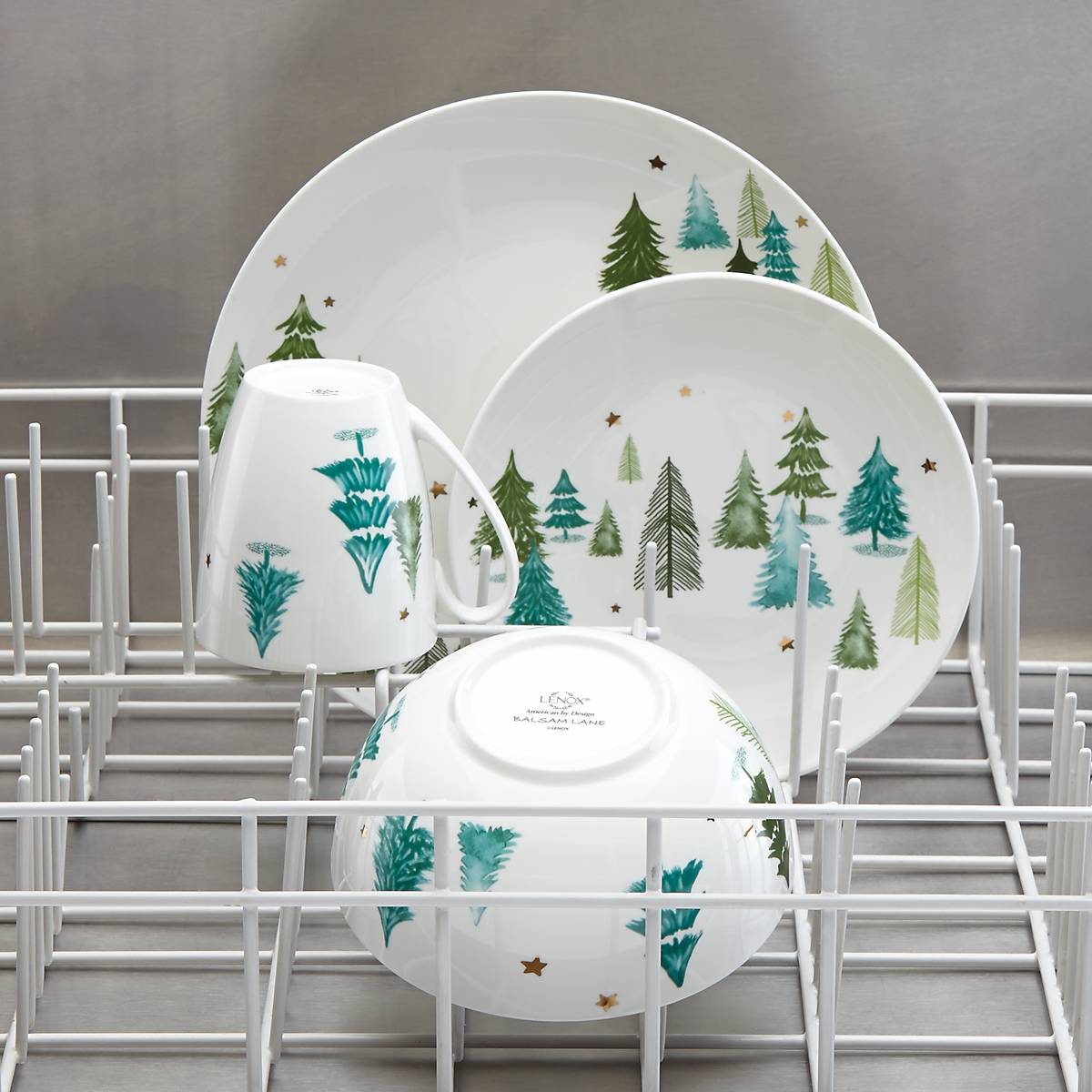 Balsam Lane 4-Piece Mug Set