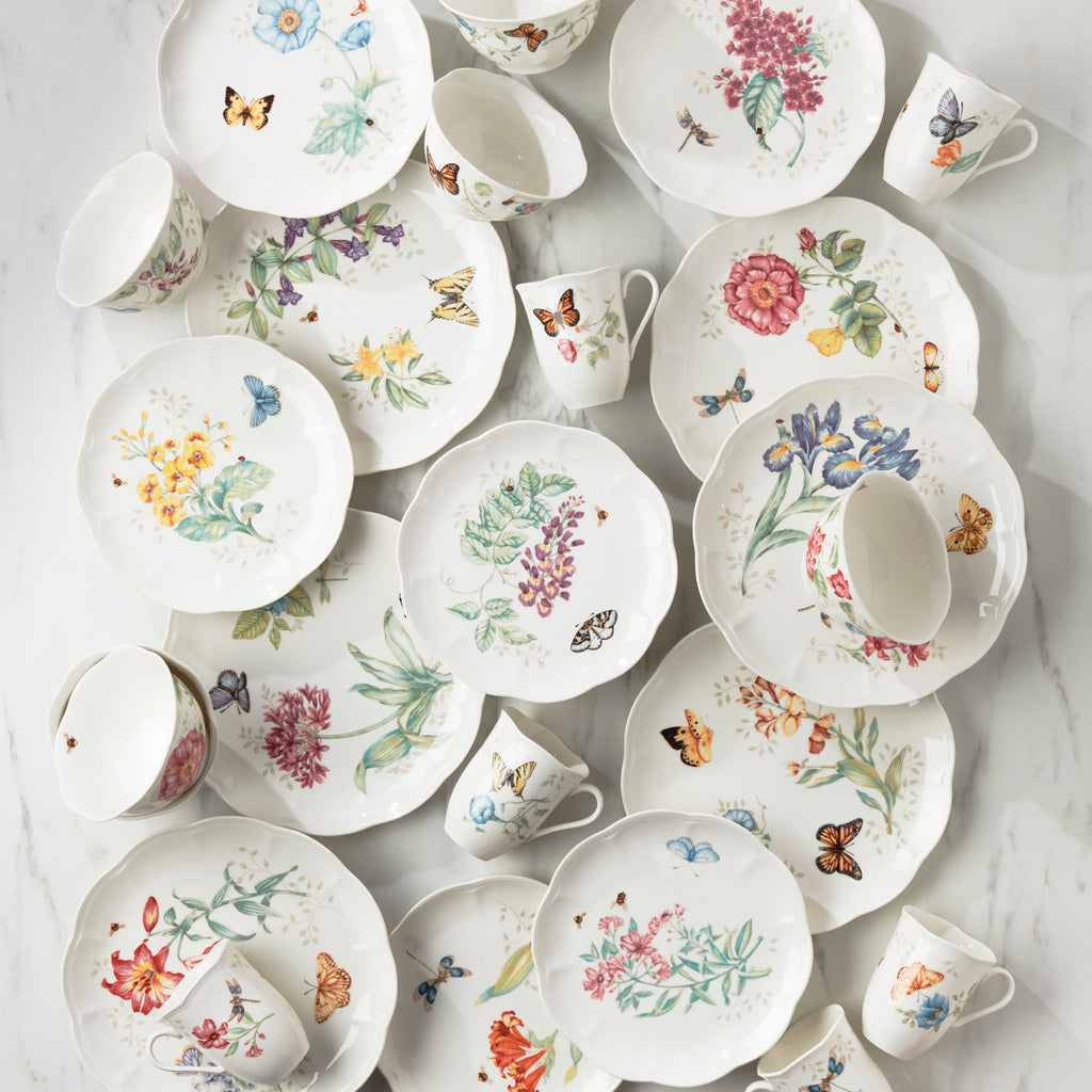 Butterfly Meadow Monarch 24-Piece Dinnerware Set