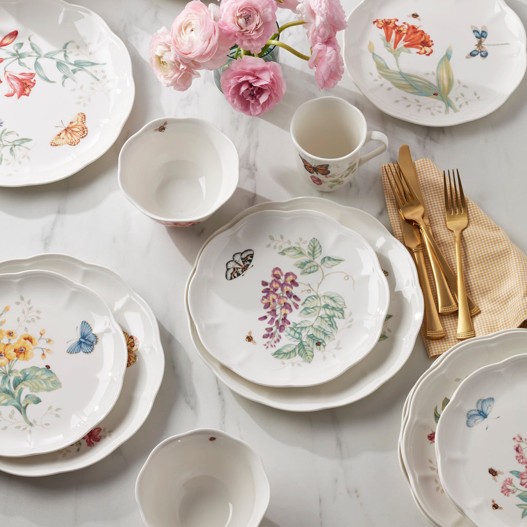 Butterfly Meadow Monarch 24-Piece Dinnerware Set
