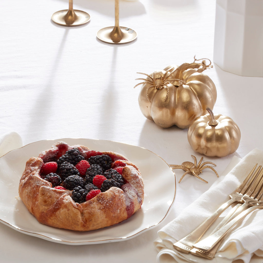 Blue Bay White 12-Piece Dinnerware Set