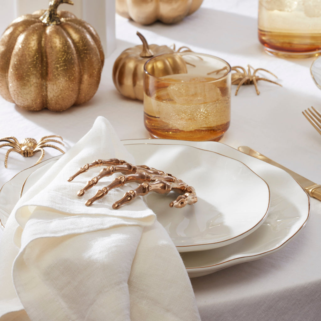 Blue Bay White 12-Piece Dinnerware Set