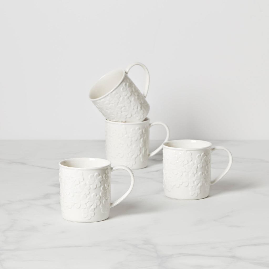 Blossom Lane 4-Piece Mug Set