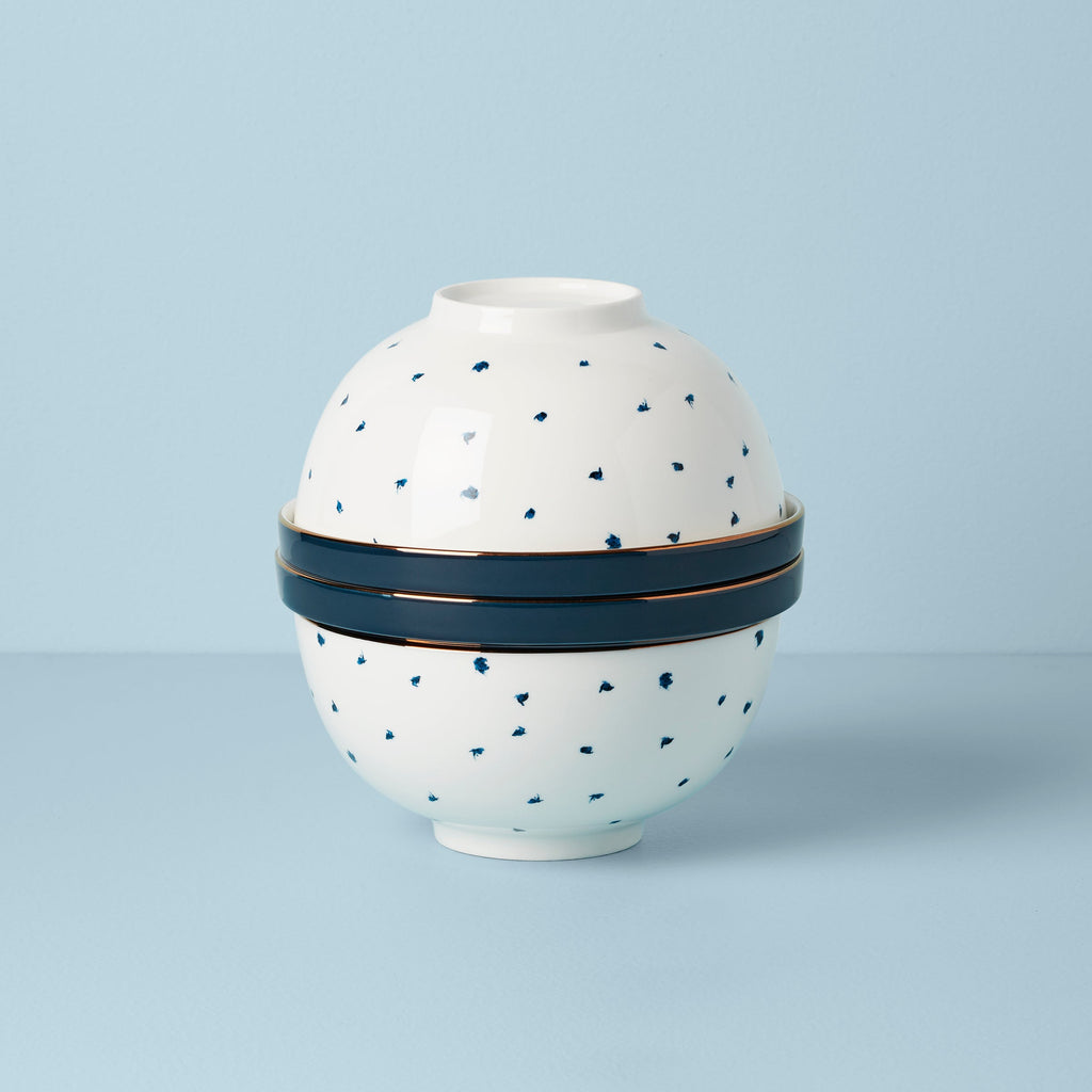 Blue Bay Luna 8-Piece Nesting Dinnerware Set