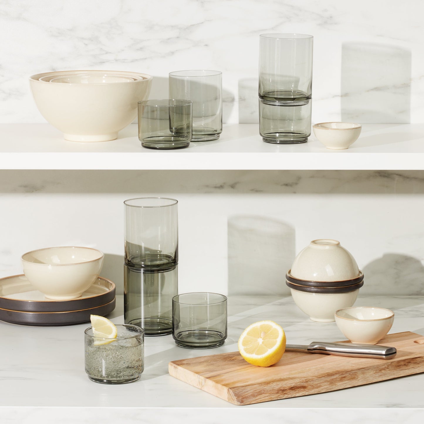 Tuscany Classics Stackable 4-Piece Short Glasses