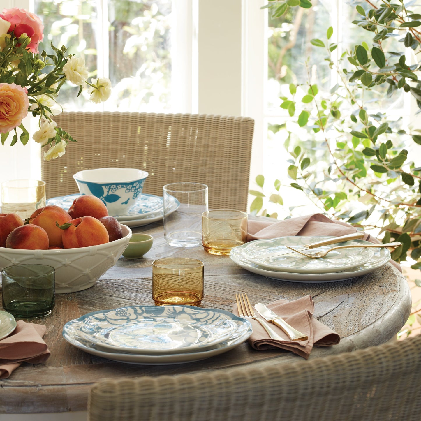 Butterfly Meadow Cottage 12-Piece Dinnerware Set