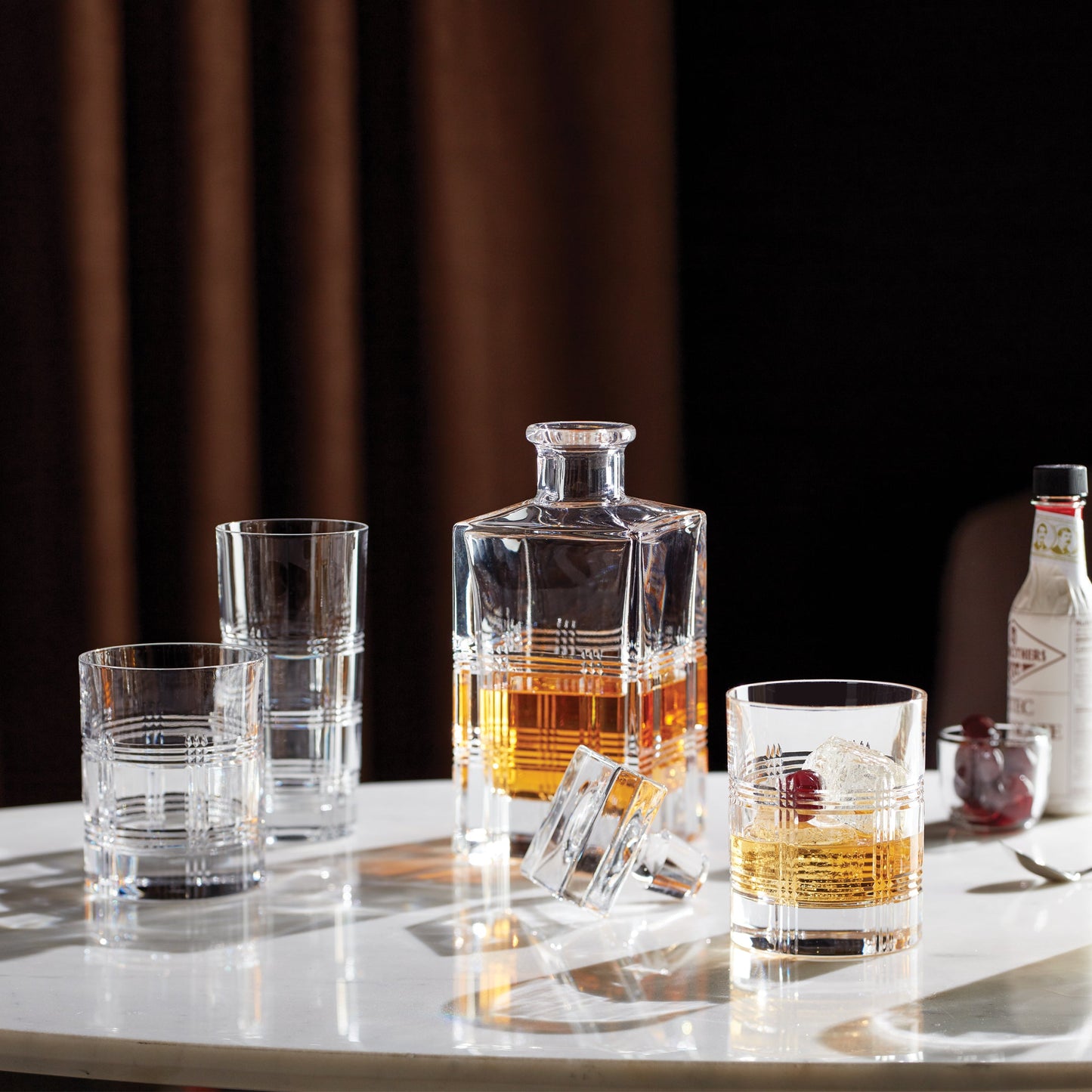 Hudson Double Old Fashioned, S/4
