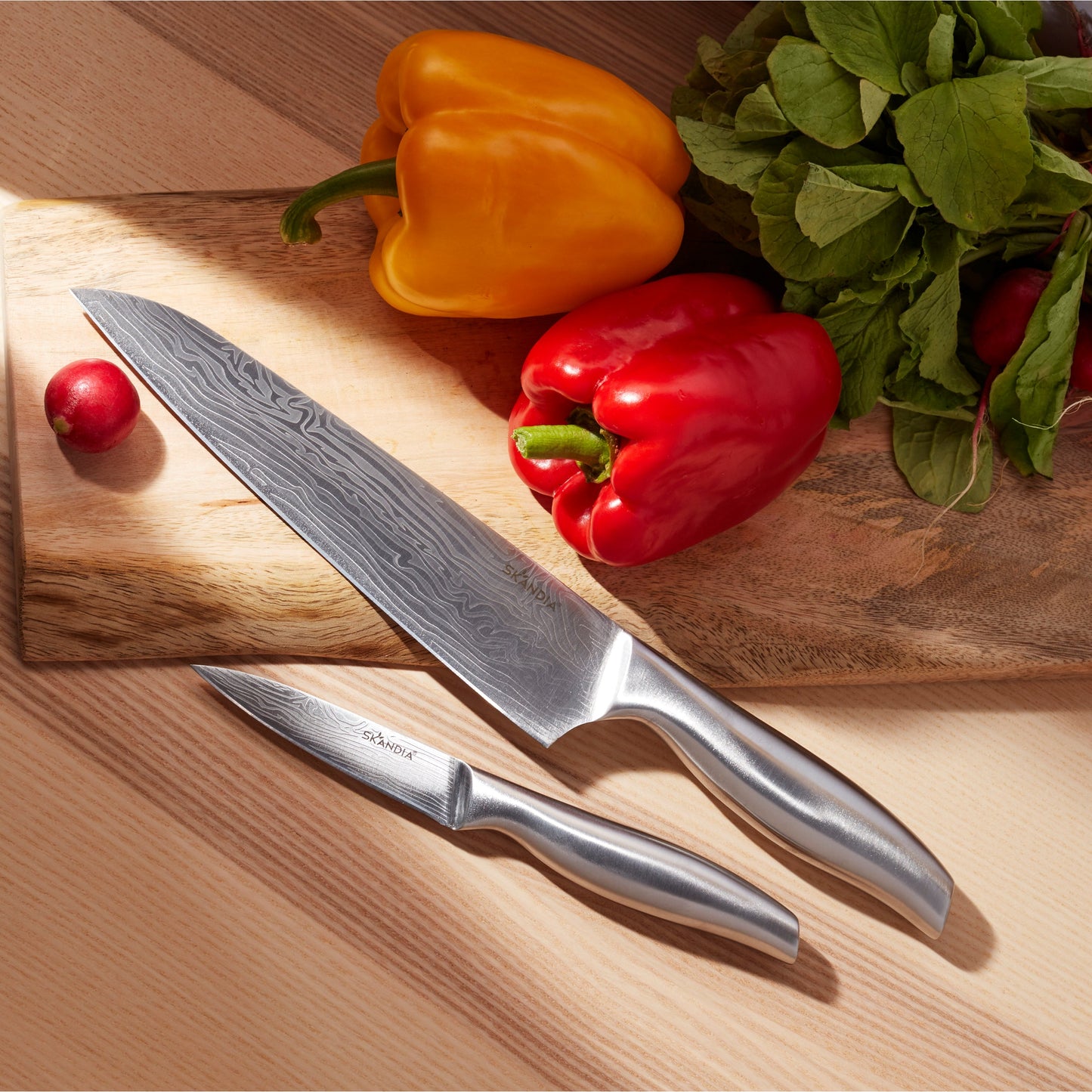 Skandia Reflections 6 Piece Glass Block Knife Set