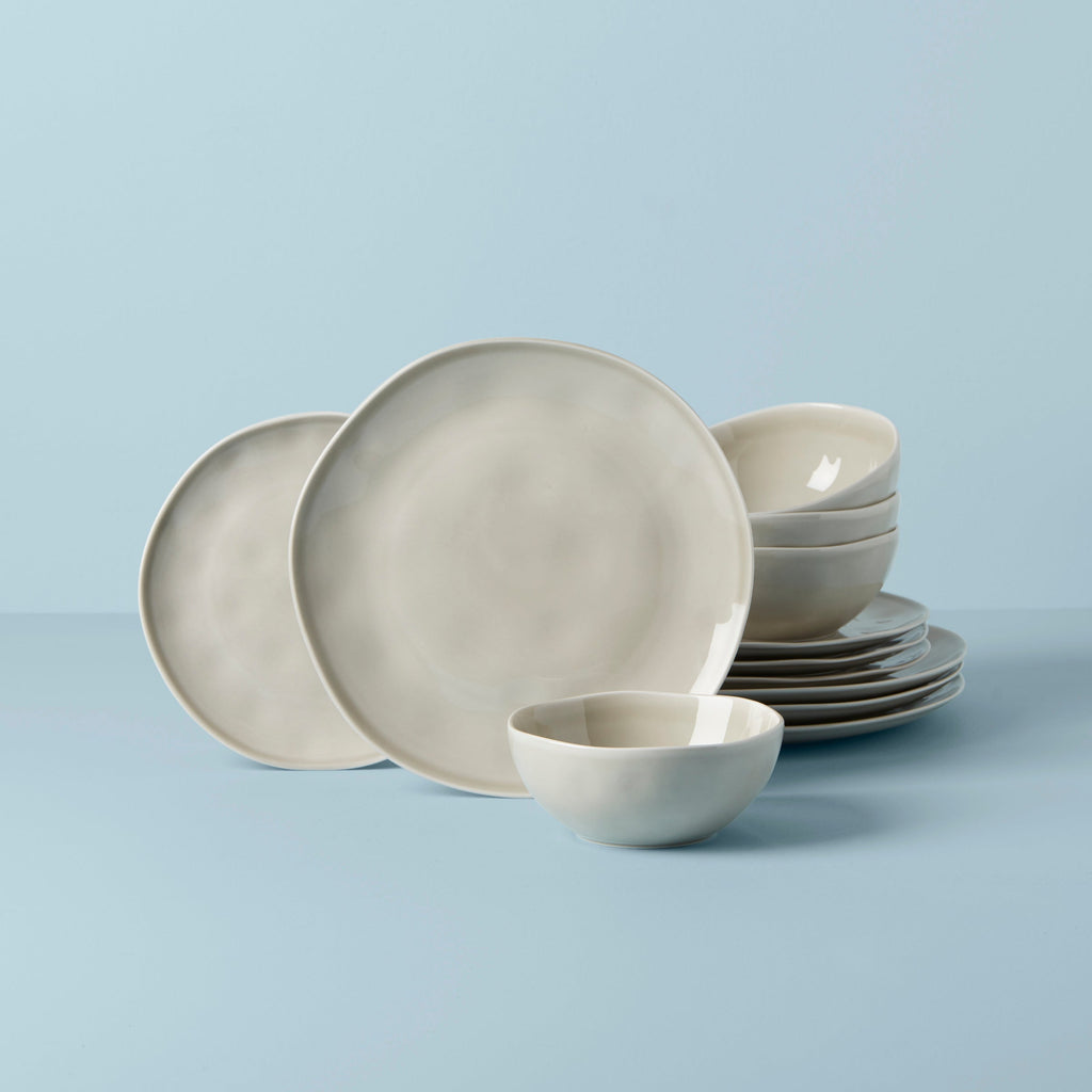 Bay Colors 12-Piece Dinnerware Set