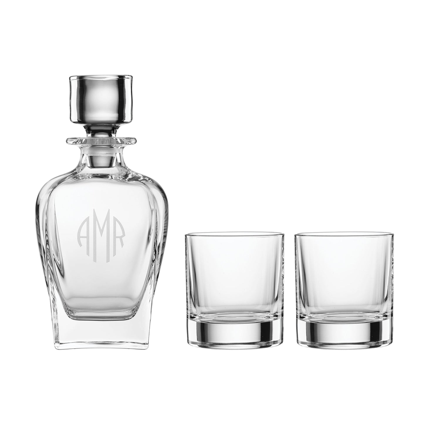 Tuscany Classics 3-Piece Whiskey Decanter & Glass