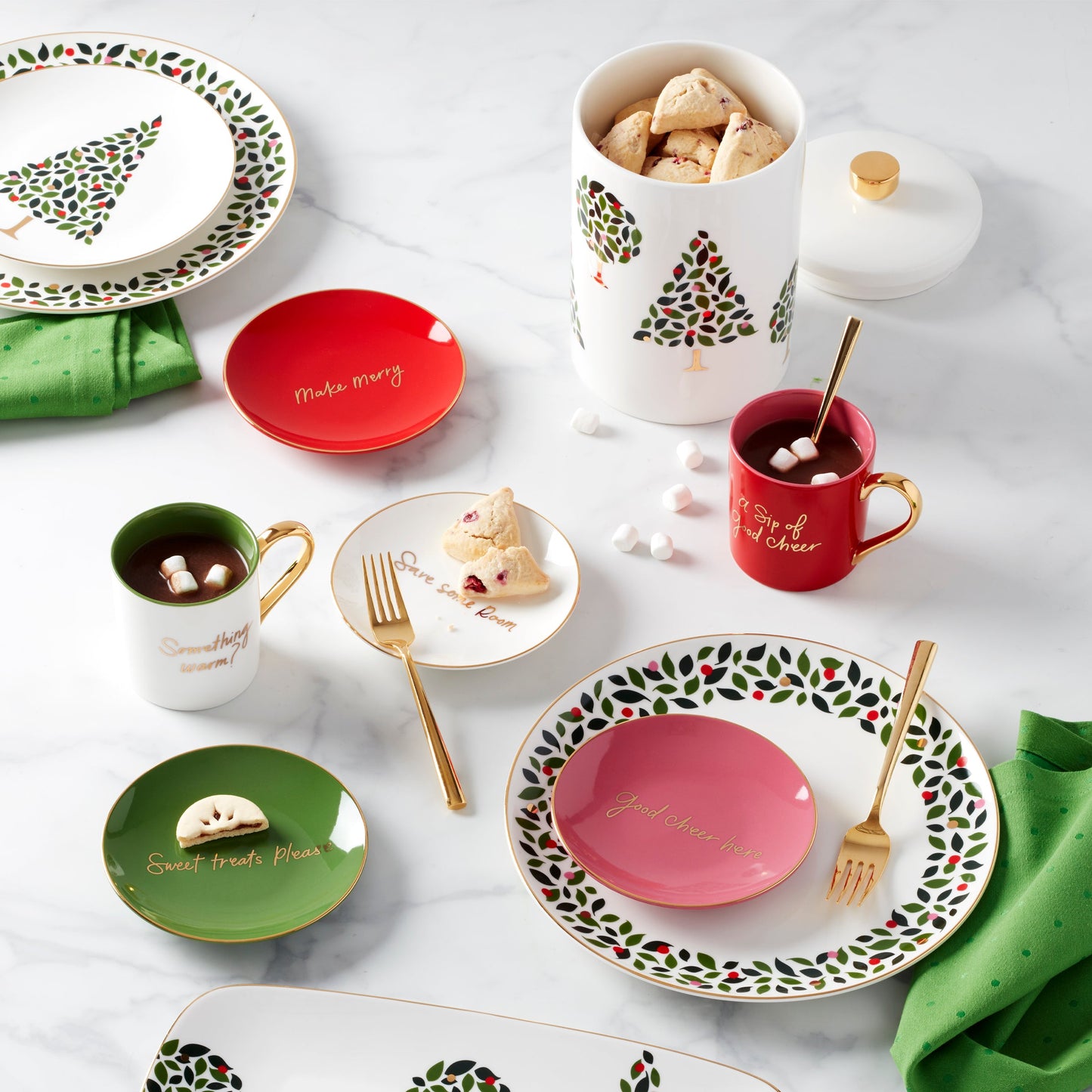 Evergreen Cookie Jar