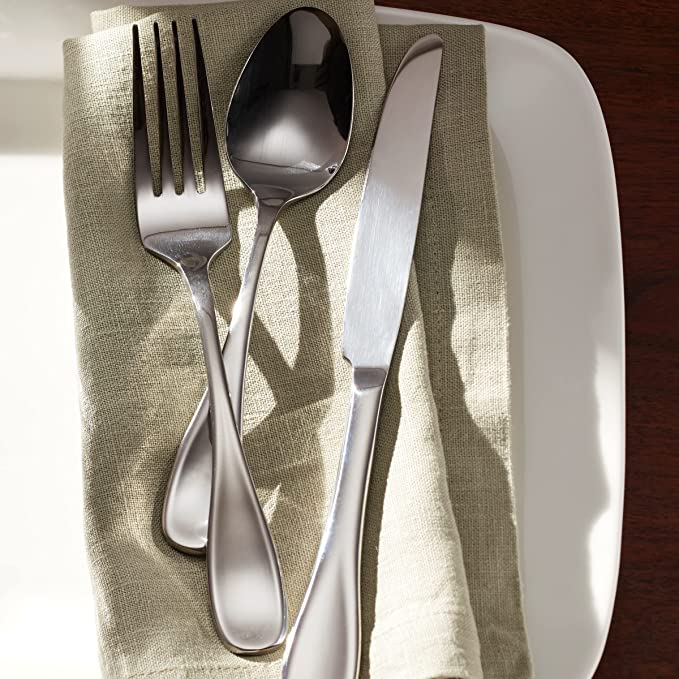 Oneida Brushed Satin Voss 45pc Flatware Set