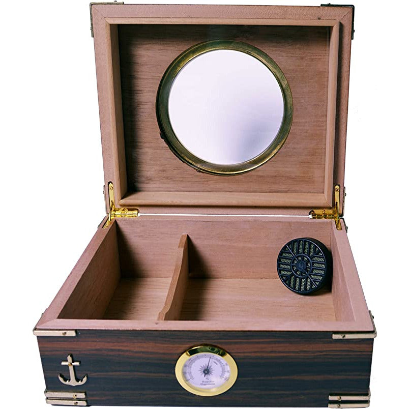 Gangway Desktop Cigar Humidor | Holds 55 Cigars