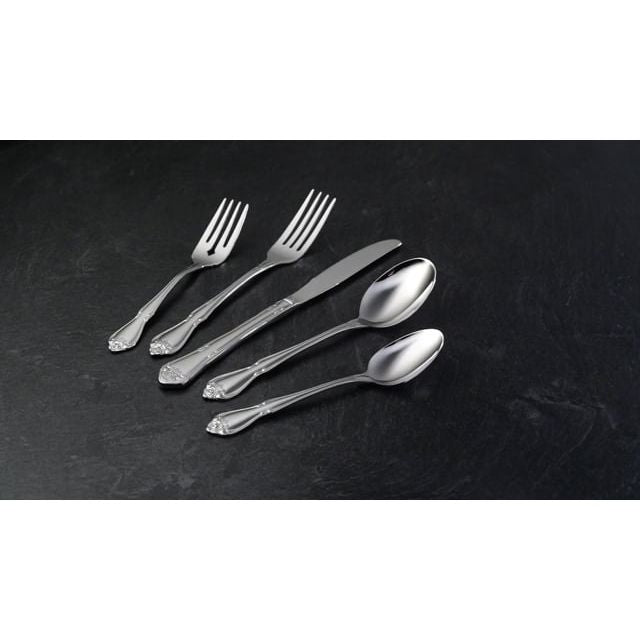 Oneida True Rose 45 Piece Everyday Flatware Set