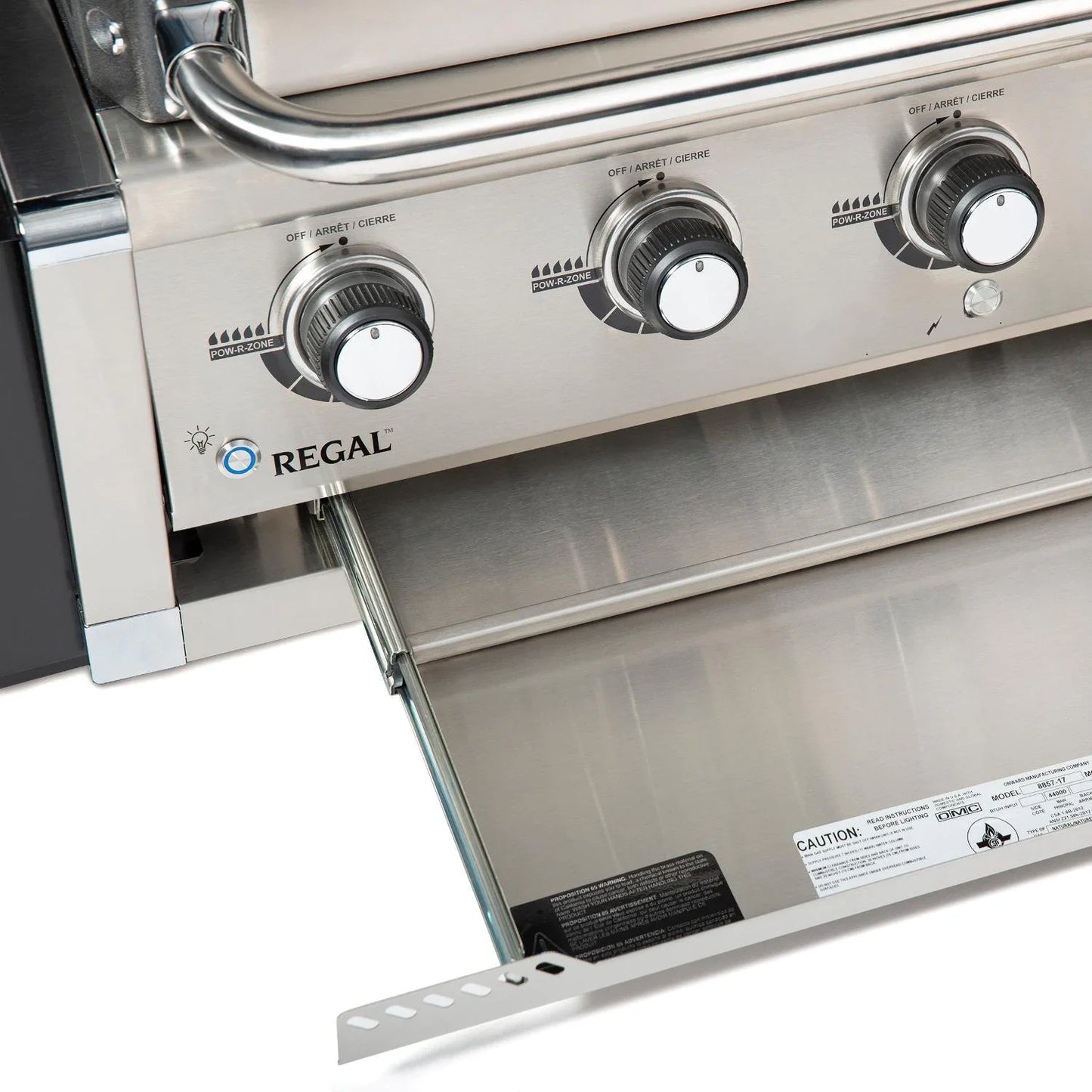 Broil King Regal S520 5-Burner Built-In Gas Grill - Stainless Steel - 886714 LP / 886717 NG