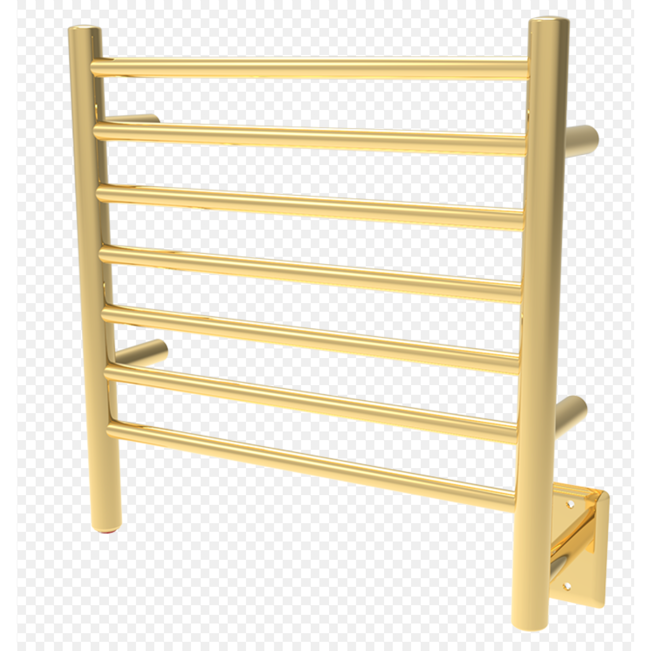 Amba Radiant Small Straight Hardwired or Plug-In Wall Mounted Towel Warmer - 20.375"w x 21.25"h