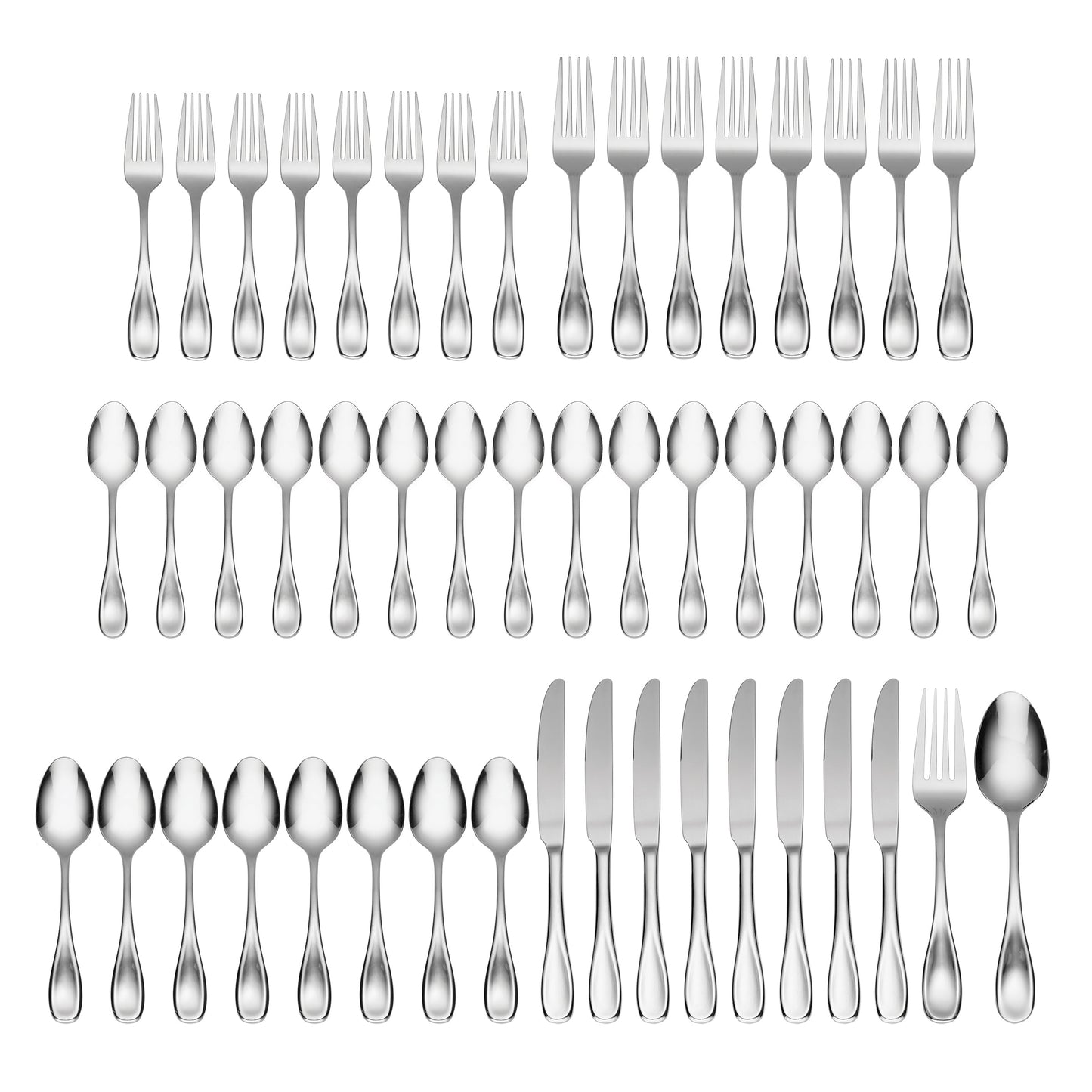Oneida Voss 50 Piece Flatware Set