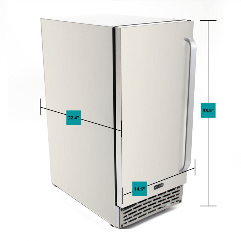 Whynter 15" Wide, Indoor/Outdoor Beverage Refrigerator Stainless Steel