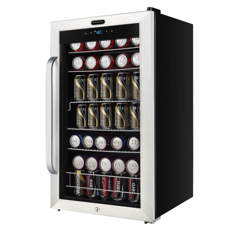 Whynter Freestanding Beverage Refrigerator with Digital Control | 121 Can Capacity