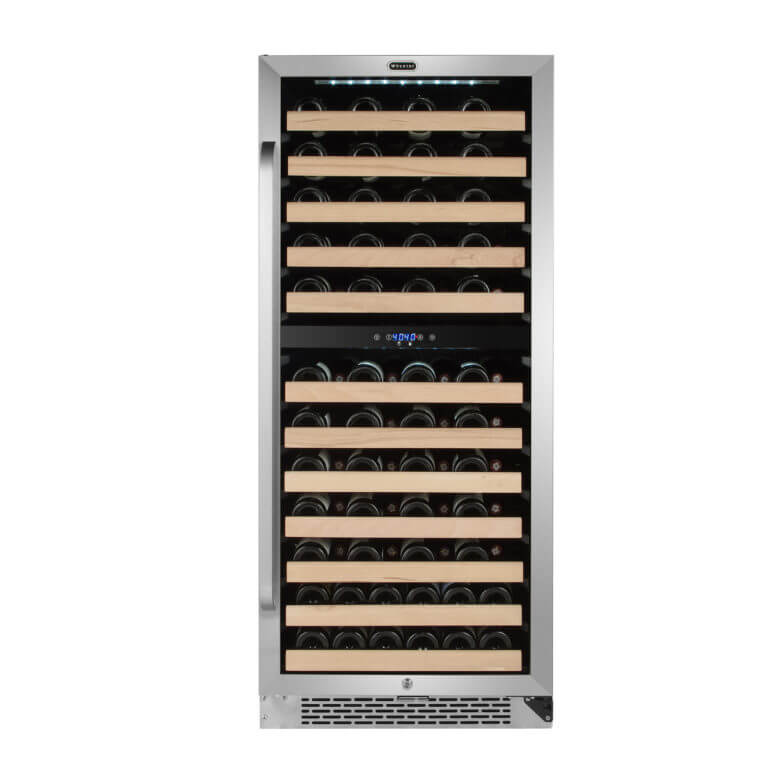 Whynter 24" Wide, 92 Bottle Dual Zone Compressor Wine Cooler