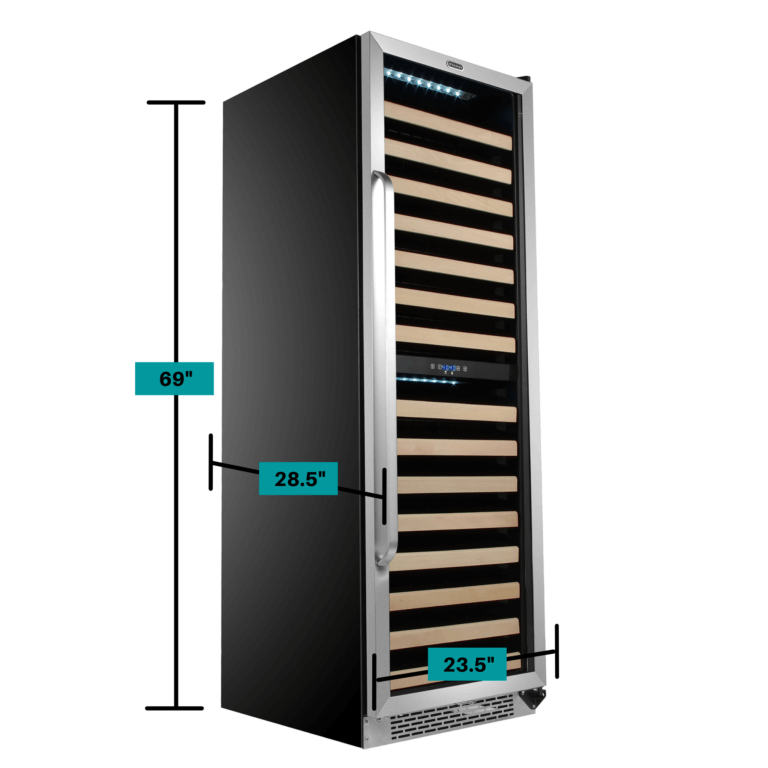 Whynter 24" Wide, 164 Bottle Dual Zone Compressor Wine Cooler